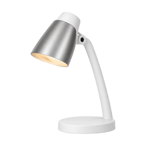Corvo White Desk Lamp LED - white background