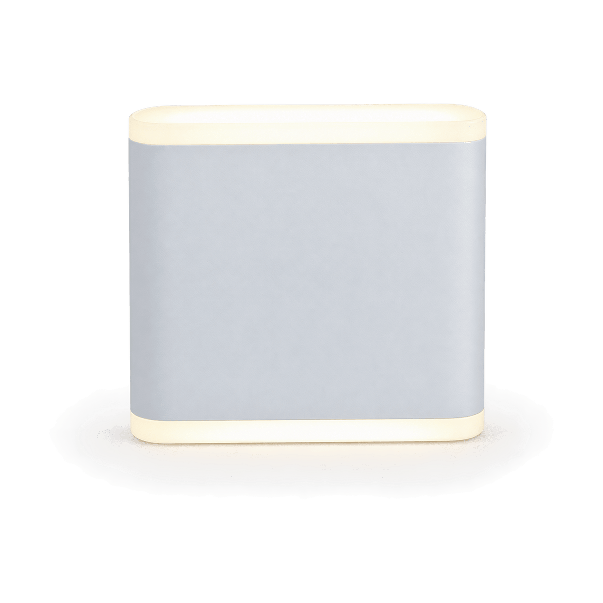 Matt White LED Wall Light IP54 Warm White - transparent background