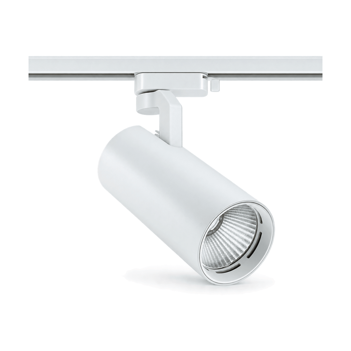 New York White LED Track Spot - 30W, 3000K, 4 Wire - white background