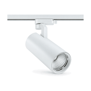 New York White LED Track Spot - 30W, 3000K, 4 Wire - white background