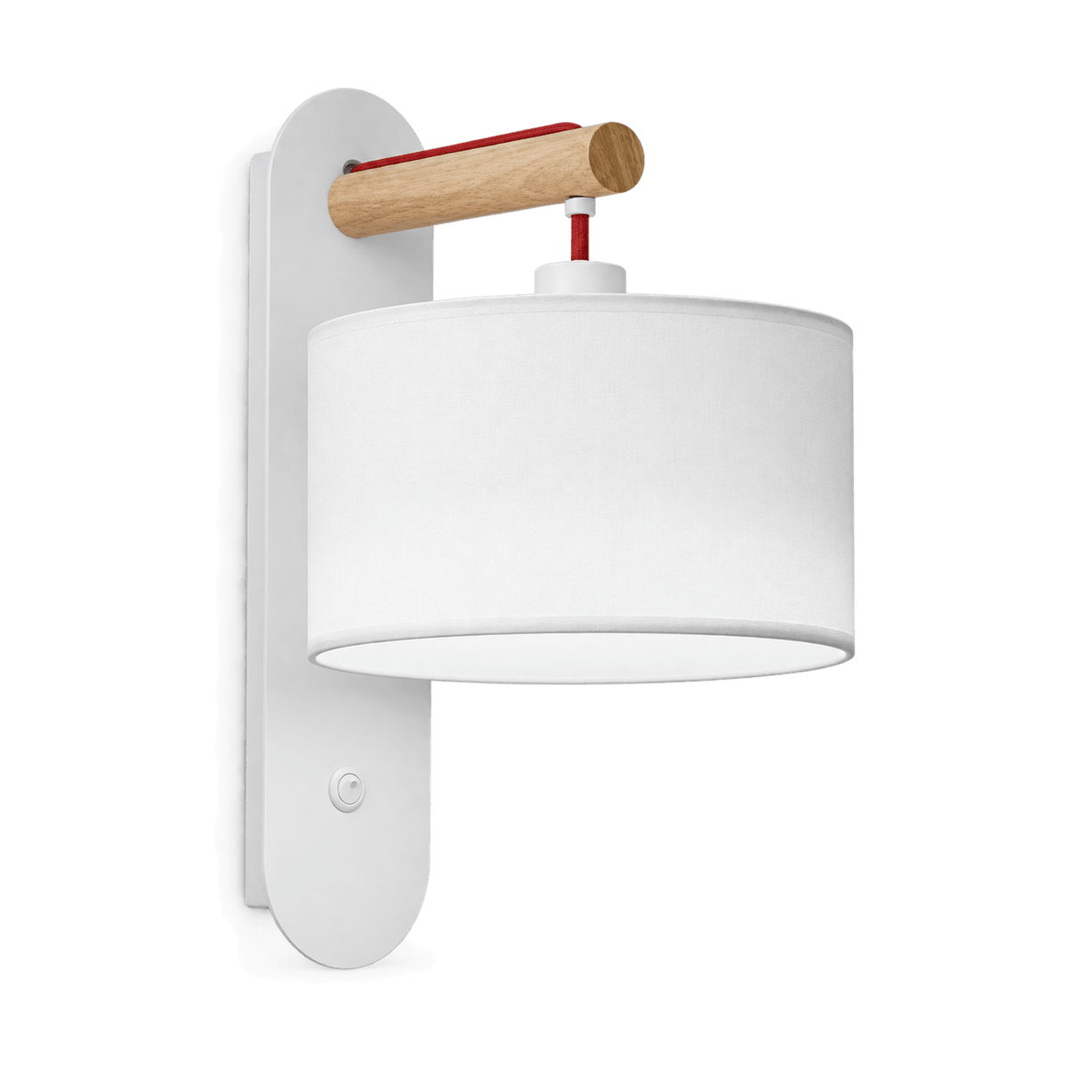 Langham White Indoor Wall Light - transparent background