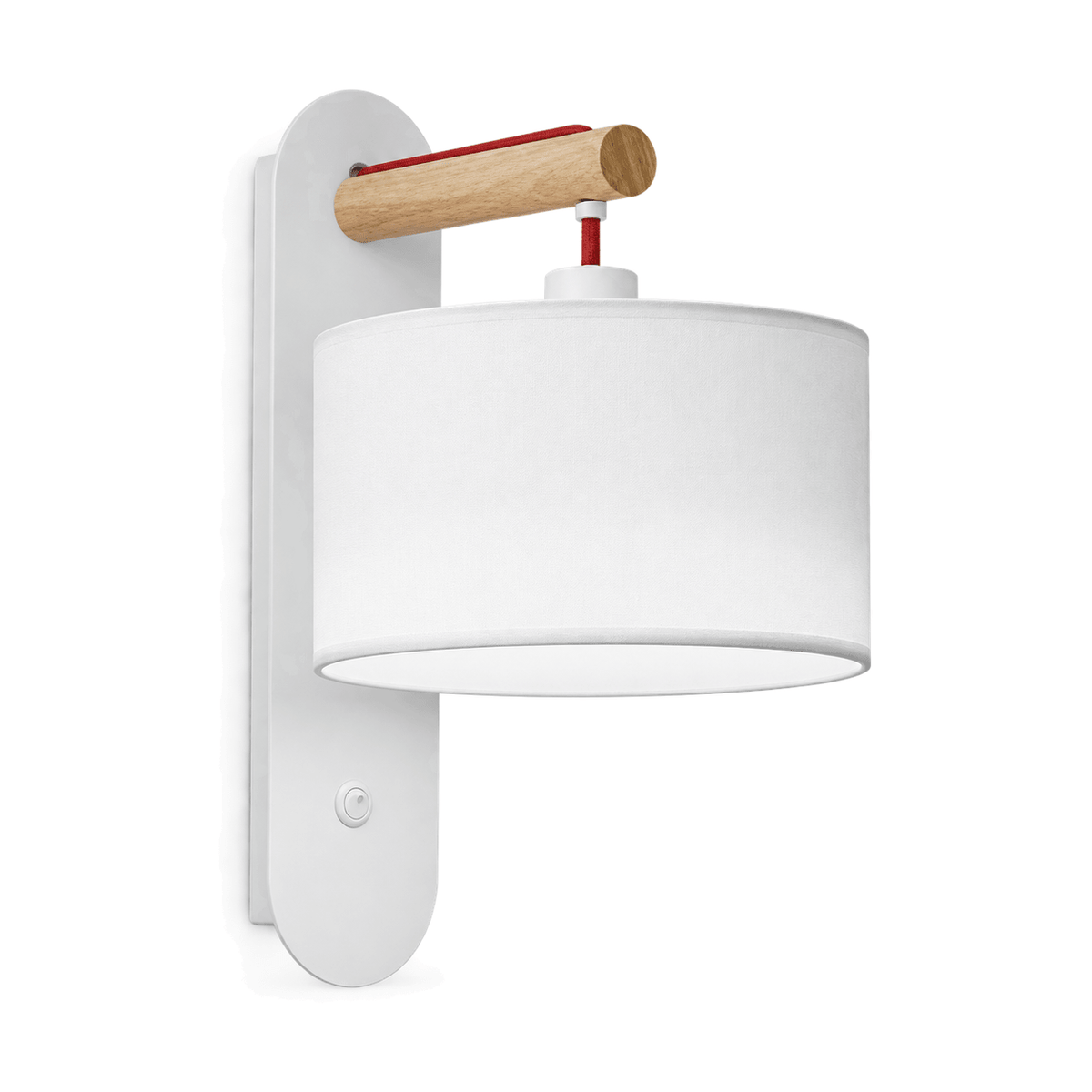 Langham White Indoor Wall Light - white background