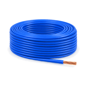 0.75mm Blue Panel Flex Wire - 100 Meter Roll - transparent background
