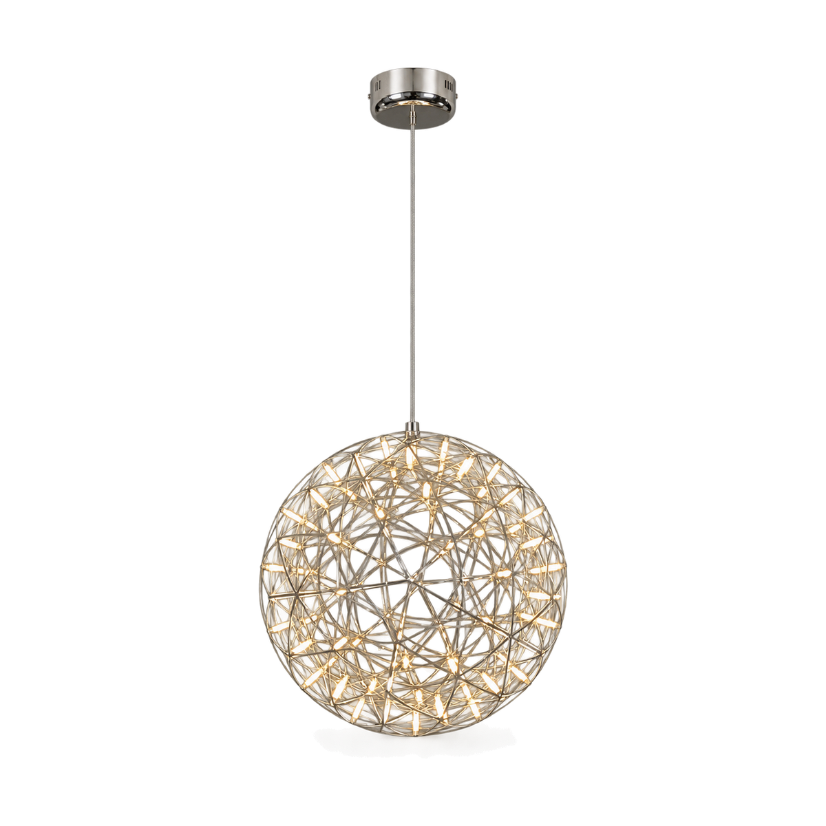 Stainless Steel LED Pendant Light IP20 - transparent background