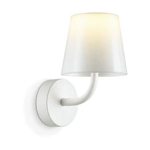 Mirage Sand White LED Wall Light - white background