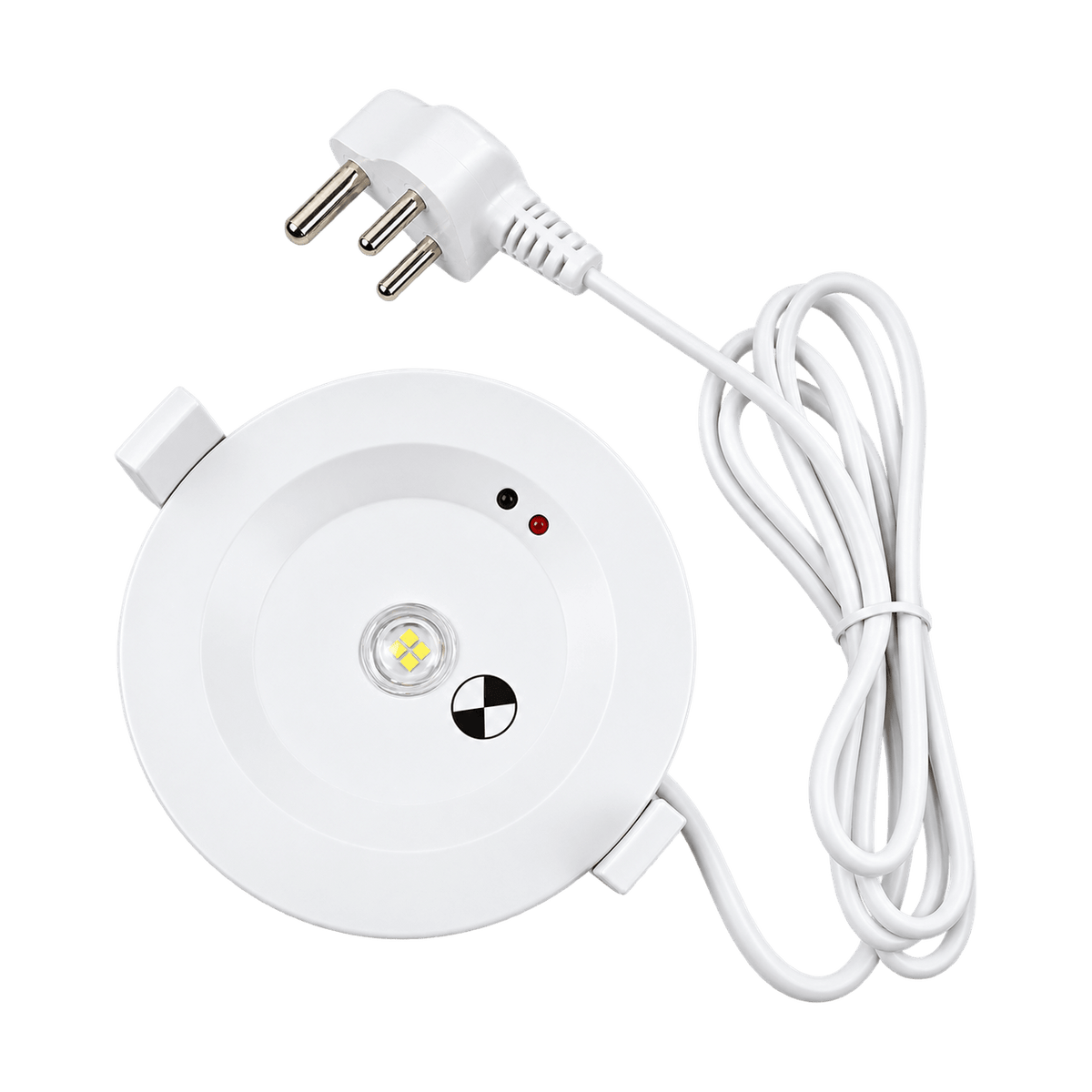LED Downlight Emergency - Round 90mm - transparent background