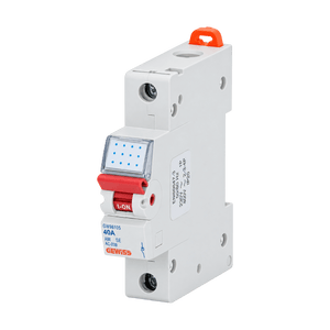 GEWISS 1P Isolator Switch 100A DIN Rail - transparent background