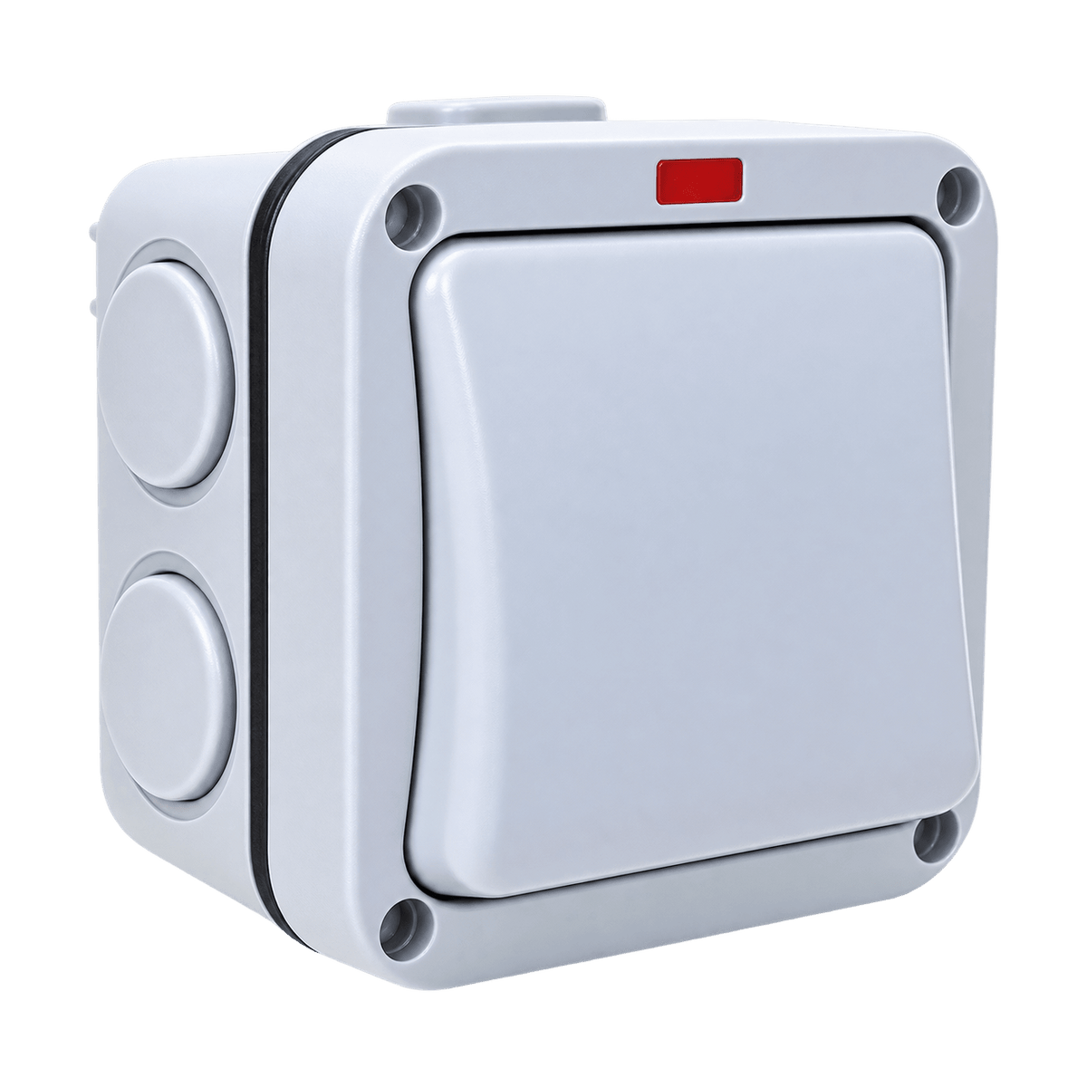 1 Lever Outdoor Switch - IP65 - transparent background