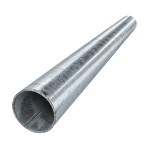 Galvanised 50mm Steel Pole / Mast - 1 Meter - transparent background