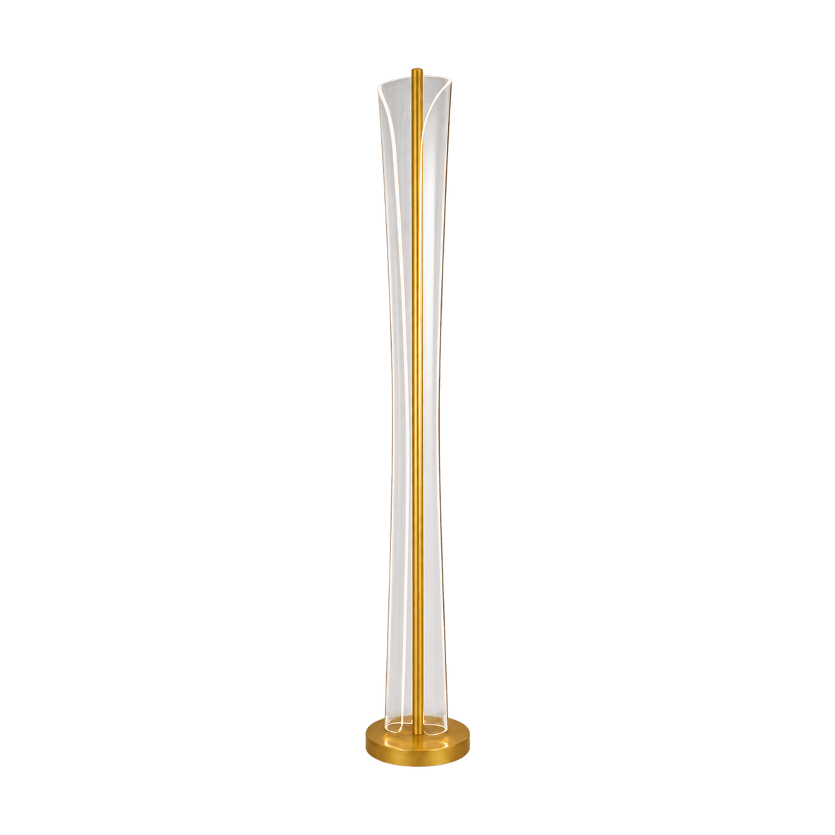 Cocoon Acrylic LED Floor Lamp - transparent background