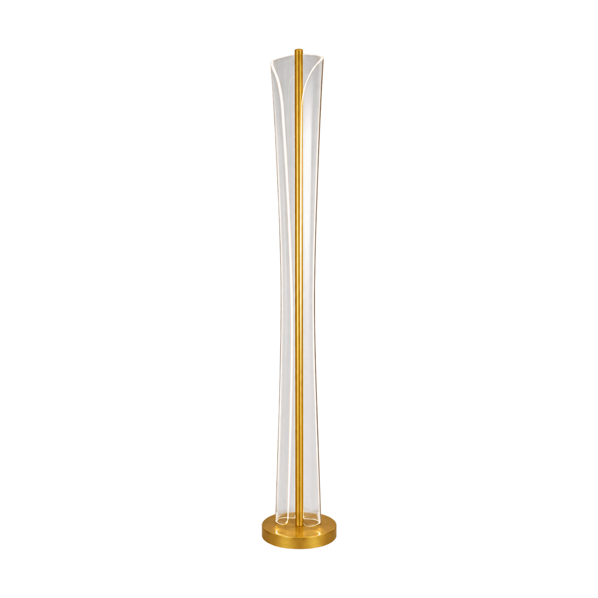 Cocoon Acrylic LED Floor Lamp - white background