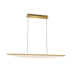 Nautilus Acrylic LED Pendant Light - transparent background