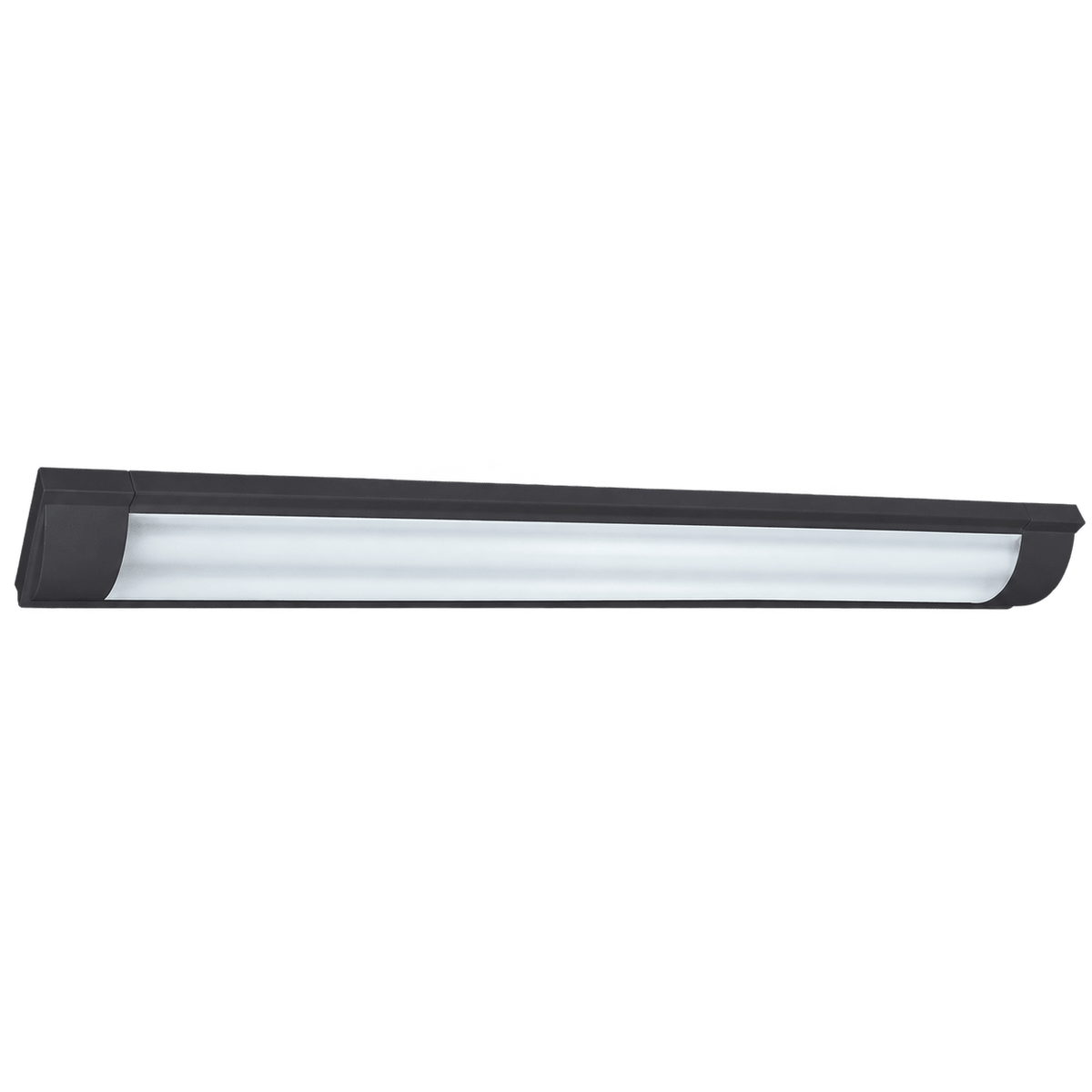 Black Flush Mount Slim Line Indoor Light - 1200mm — transparent background