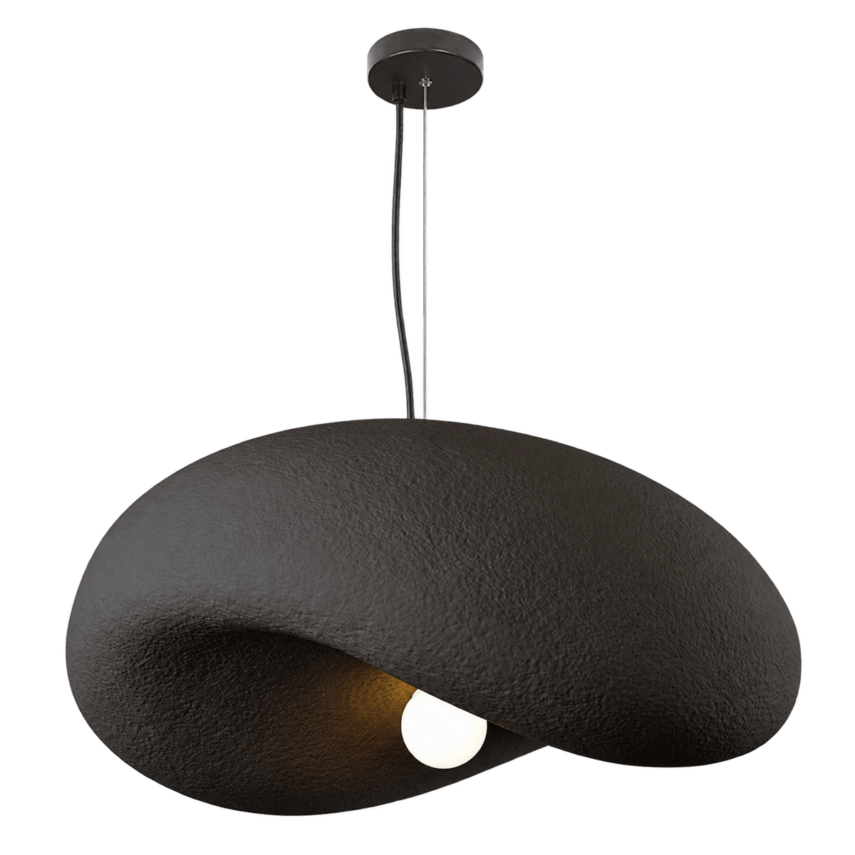 Obsidian Drift 500 Pendant Light — transparent background