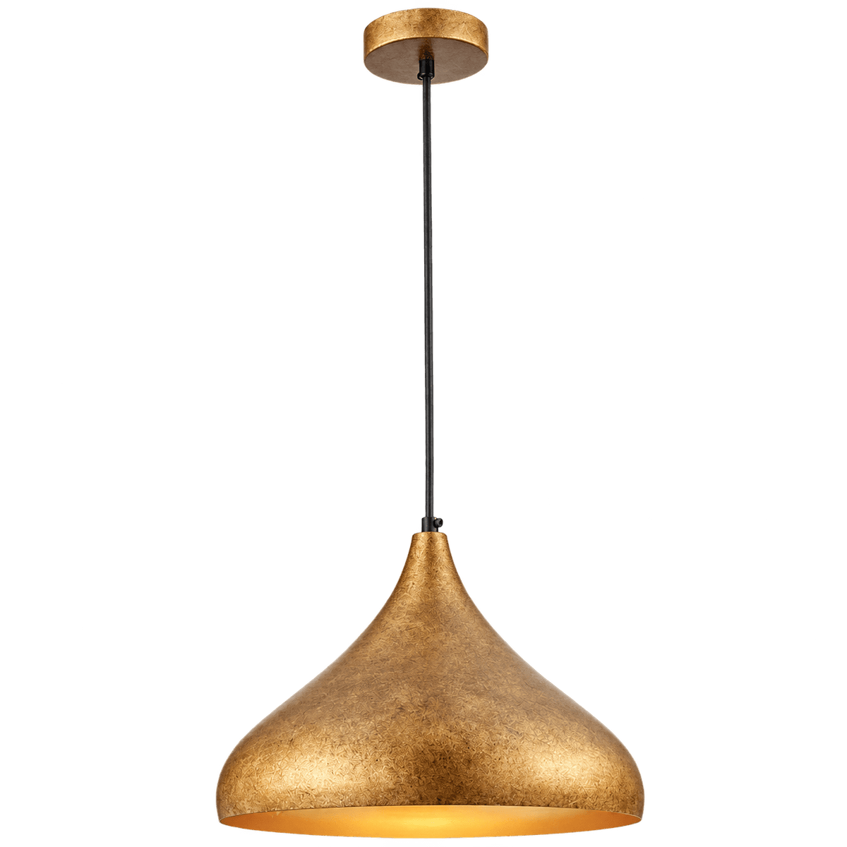 Gold Ruf Pendant Light LED — transparent background