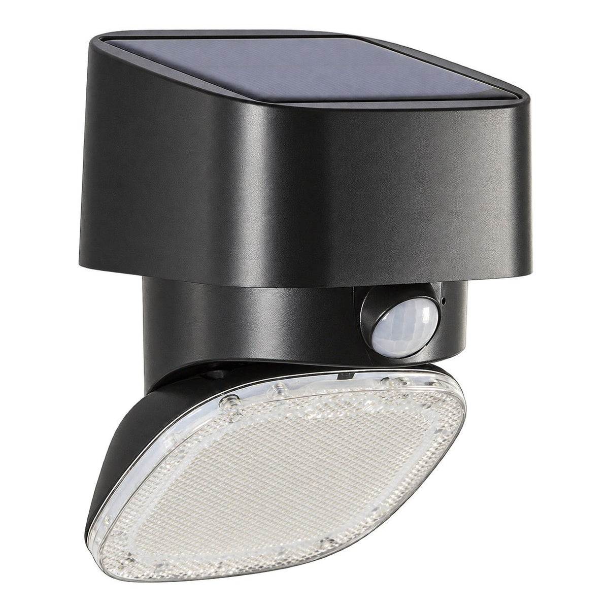 Mars 2 Black Solar Outdoor Wall Light IP65 — white background