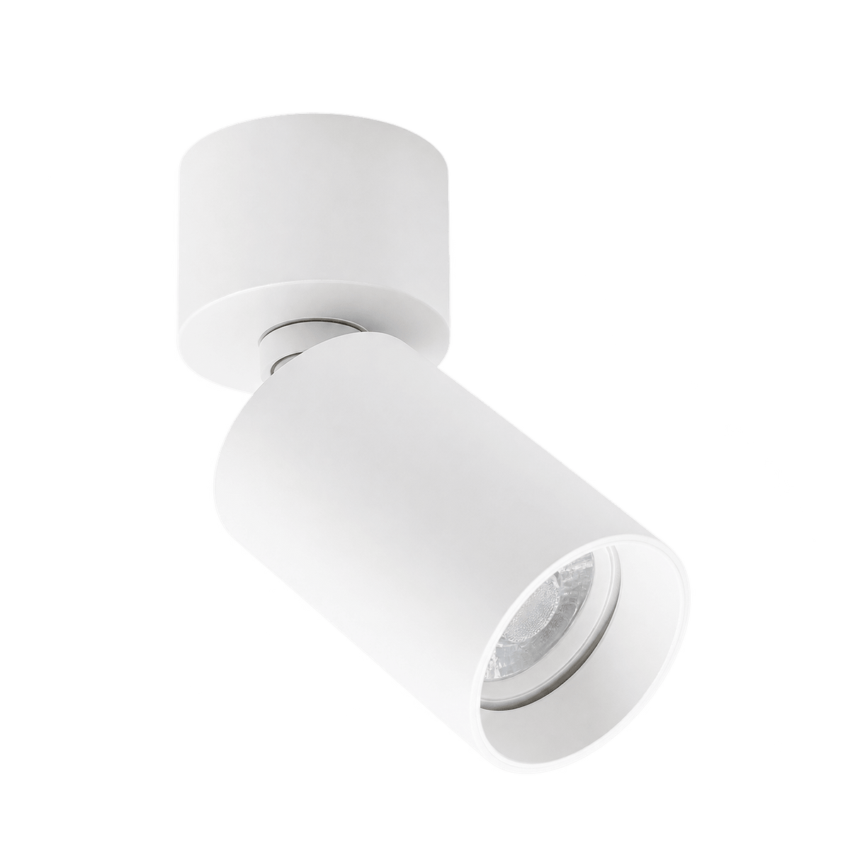 White Flip All Over Ceiling Spotlight — transparent background