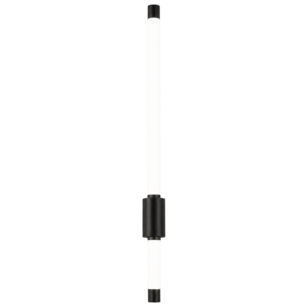 Black Matt Outdoor Wall Light IP65 — transparent background