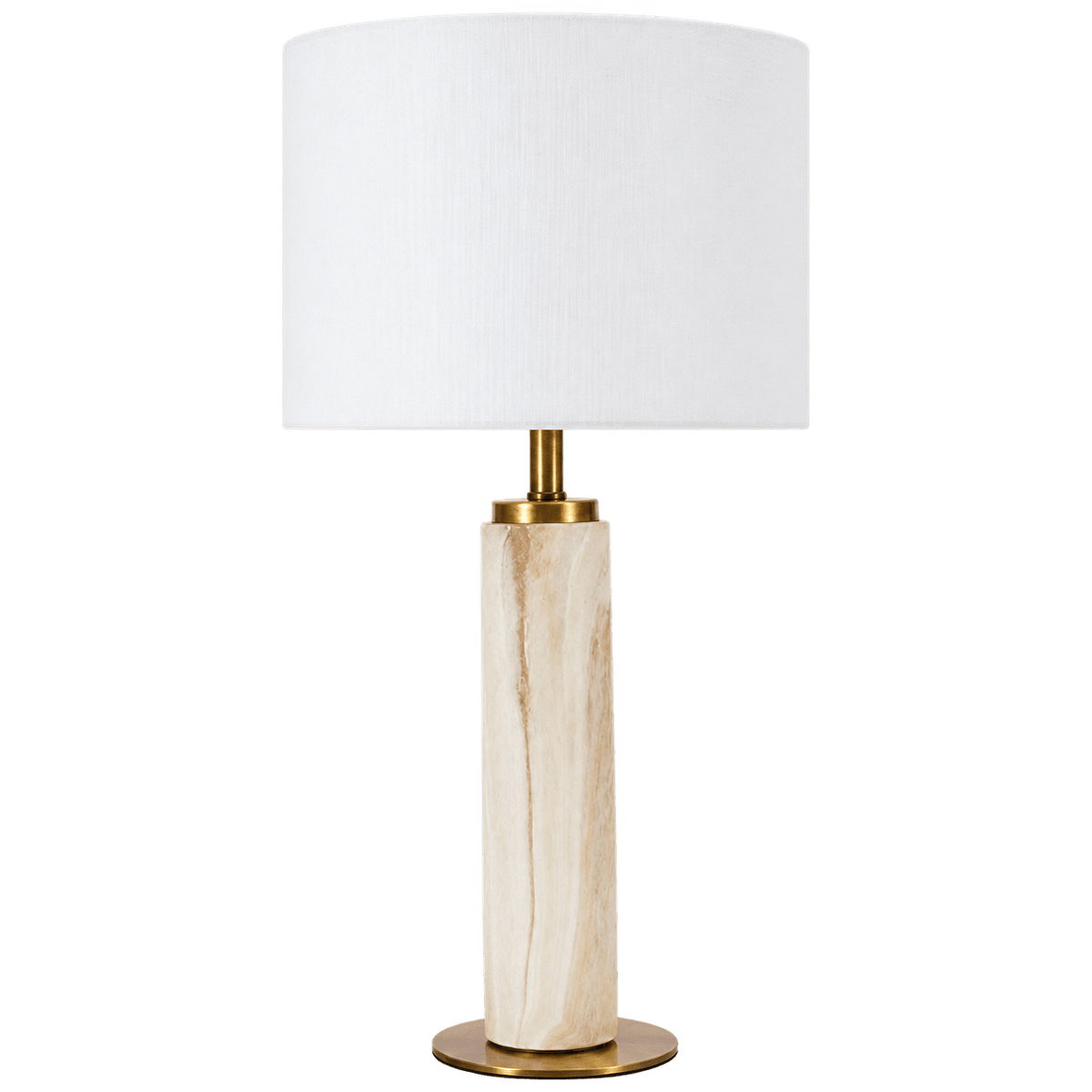 Marble Effect Table Lamp — transparent background