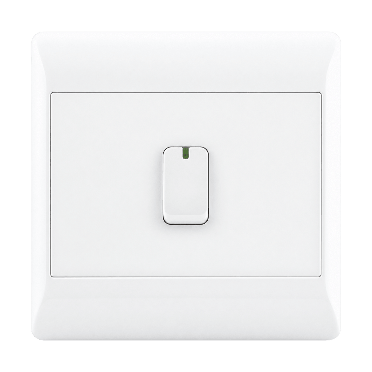 White Switch 1 Lever - 4X4 - transparent background