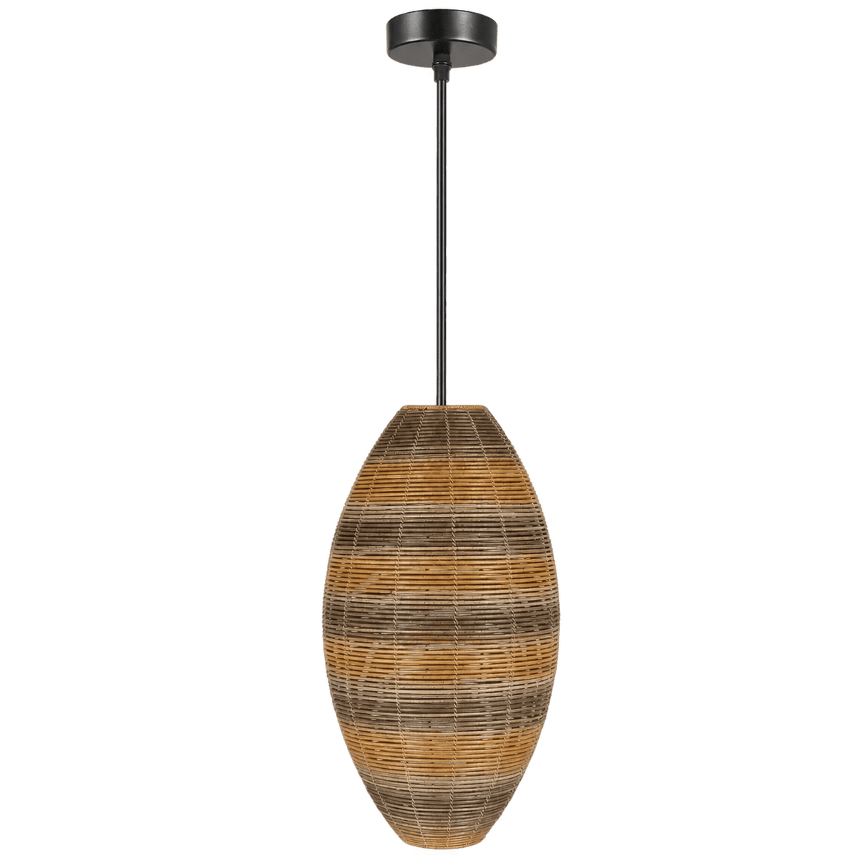 Rattan 300 Pendant Light — transparent background