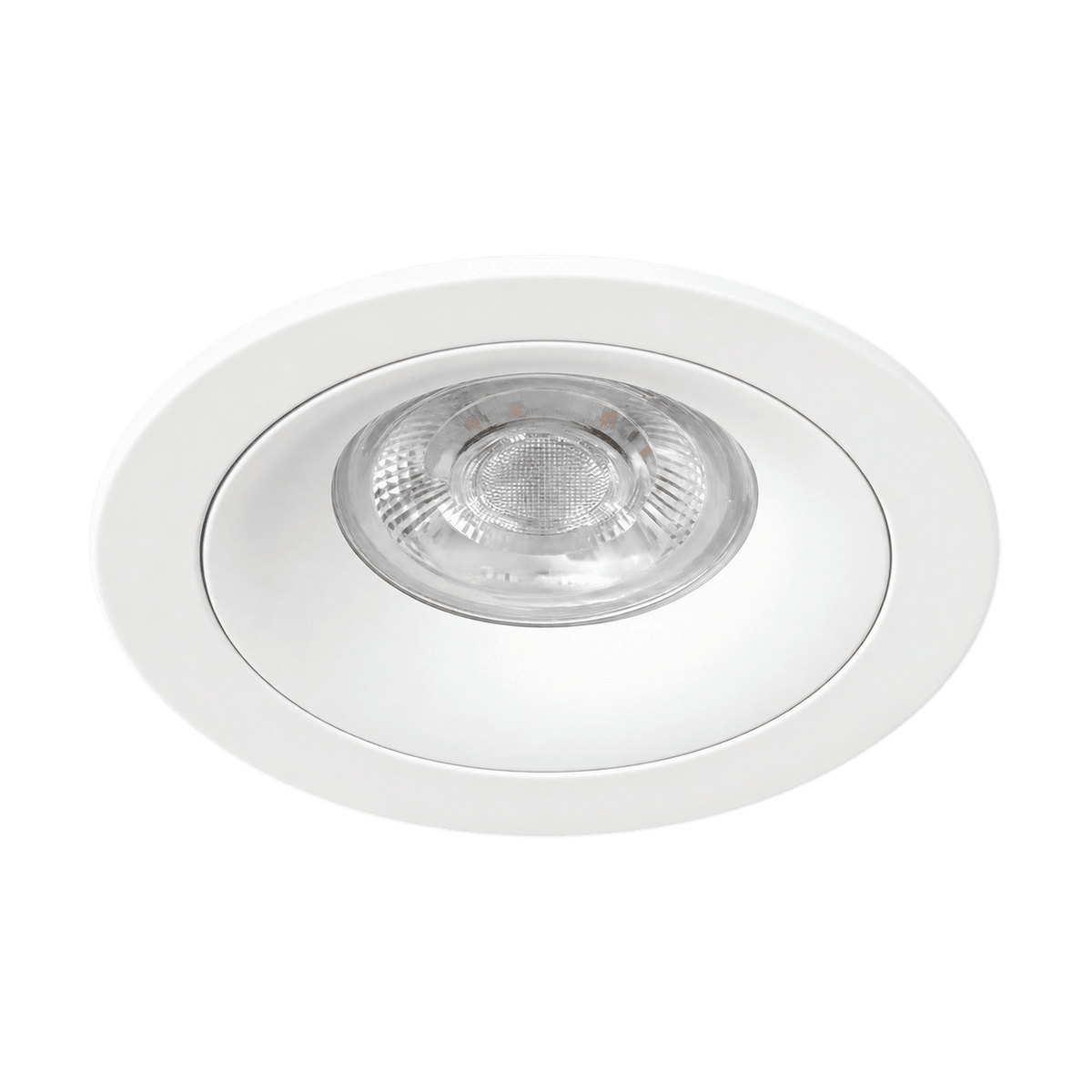 Sand White LED Downlight Low-Glare - transparent background
