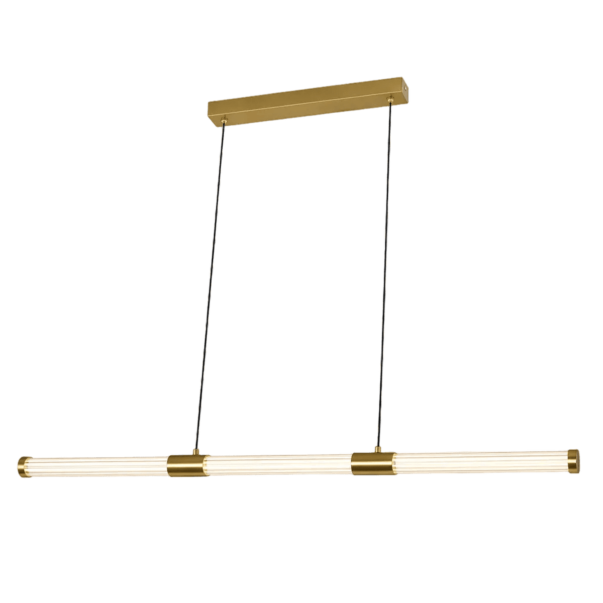 Golden Wand LED Pendant — transparent background