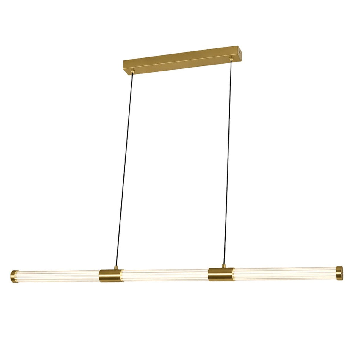 Golden Wand LED Pendant — white background