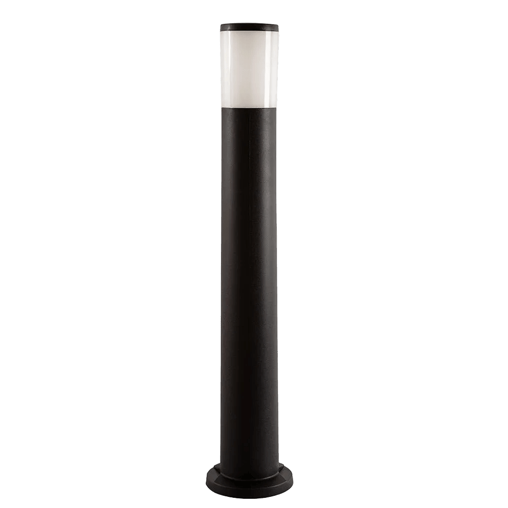 Amelia Black LED Bollard Light IP55 - Coastal — transparent background