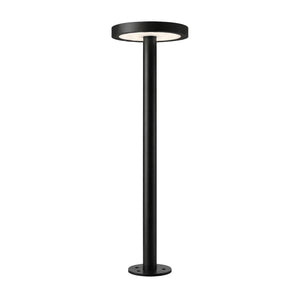 Rondo Black LED Bollard Light - Solar 4000K — white background