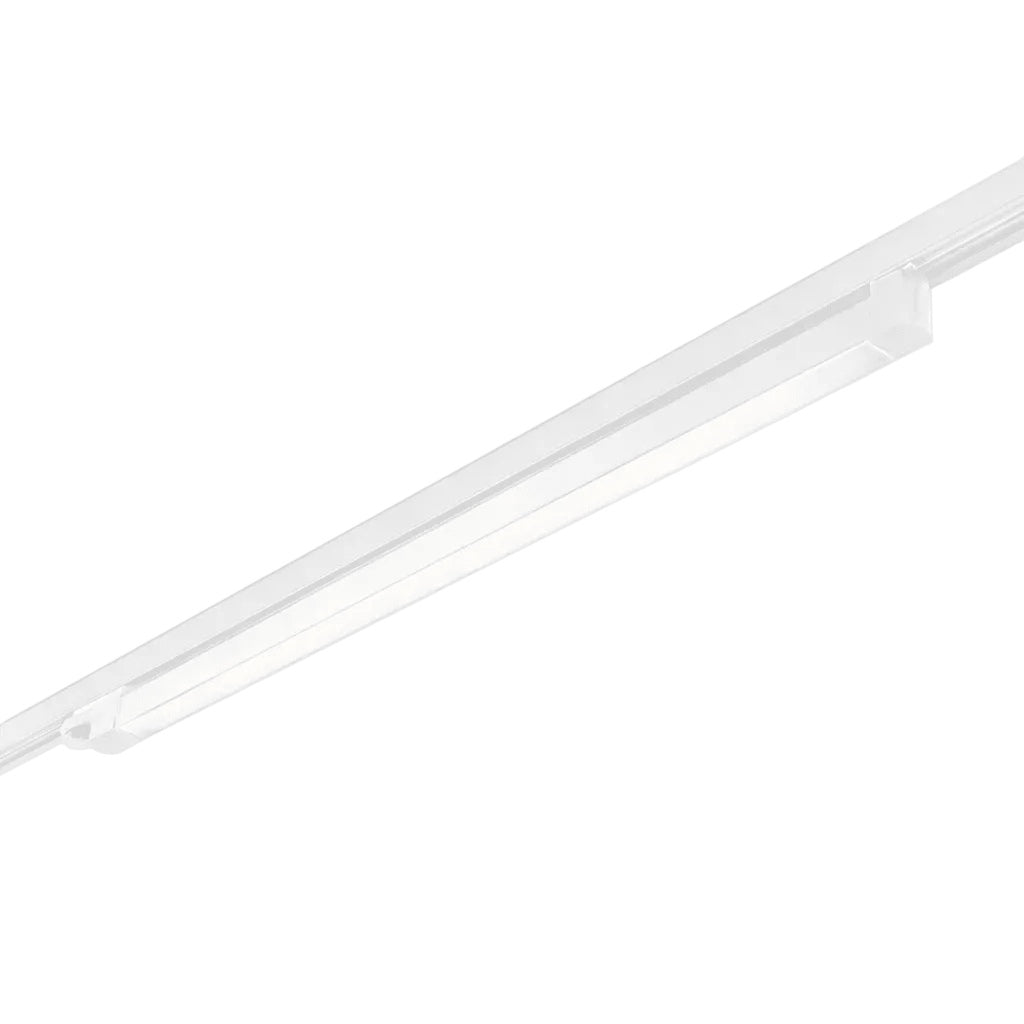 White Adjustable LED Track Light - 4 Wire — white background