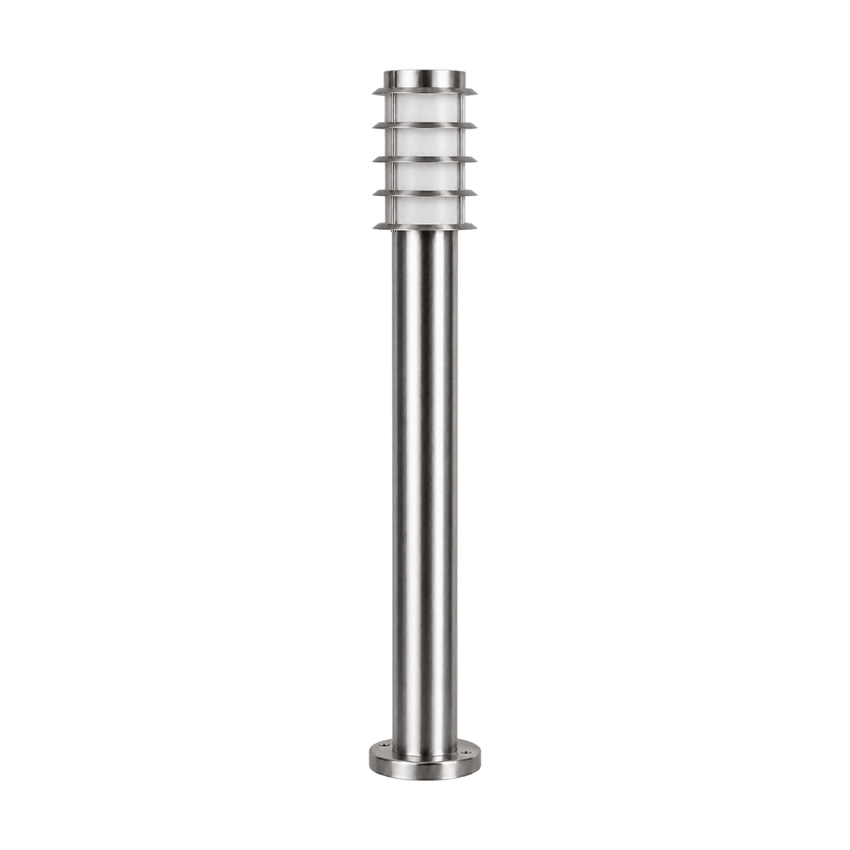 Stainless Steel E27 Bollard Light - 800mm - transparent background