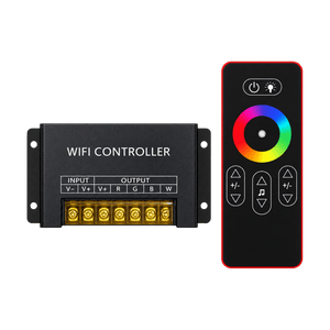 RGBW WiFi Smart Controller with Remote – 12V / 24V - transparent background