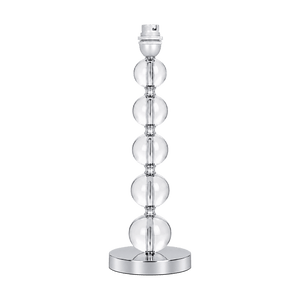 Chrome & Acrylic Table Lamp - transparent background