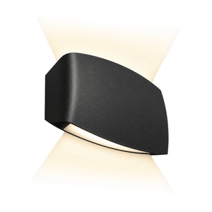 Abram 150 3CCT Up & Down Outdoor Wall Light - Coastal - white background