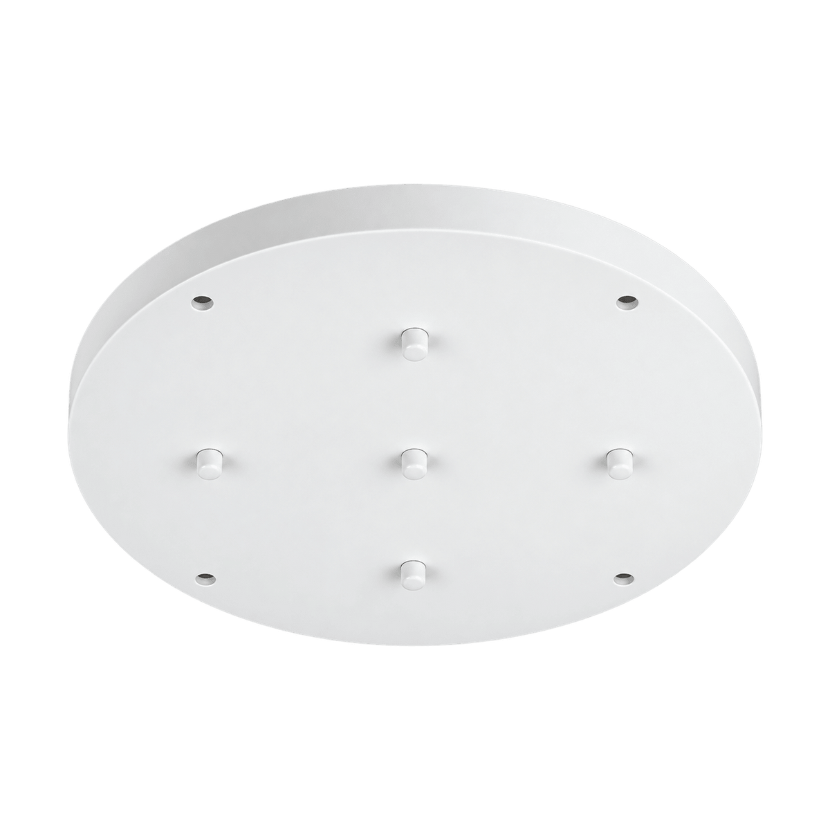 Matt White 5 Light Ceiling Cup – 450mm - transparent background