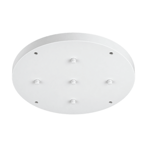 Matt White 5 Light Ceiling Cup – 450mm - transparent background
