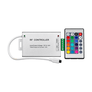 RGB Controller 12V/24V with Remote – 10m - transparent background