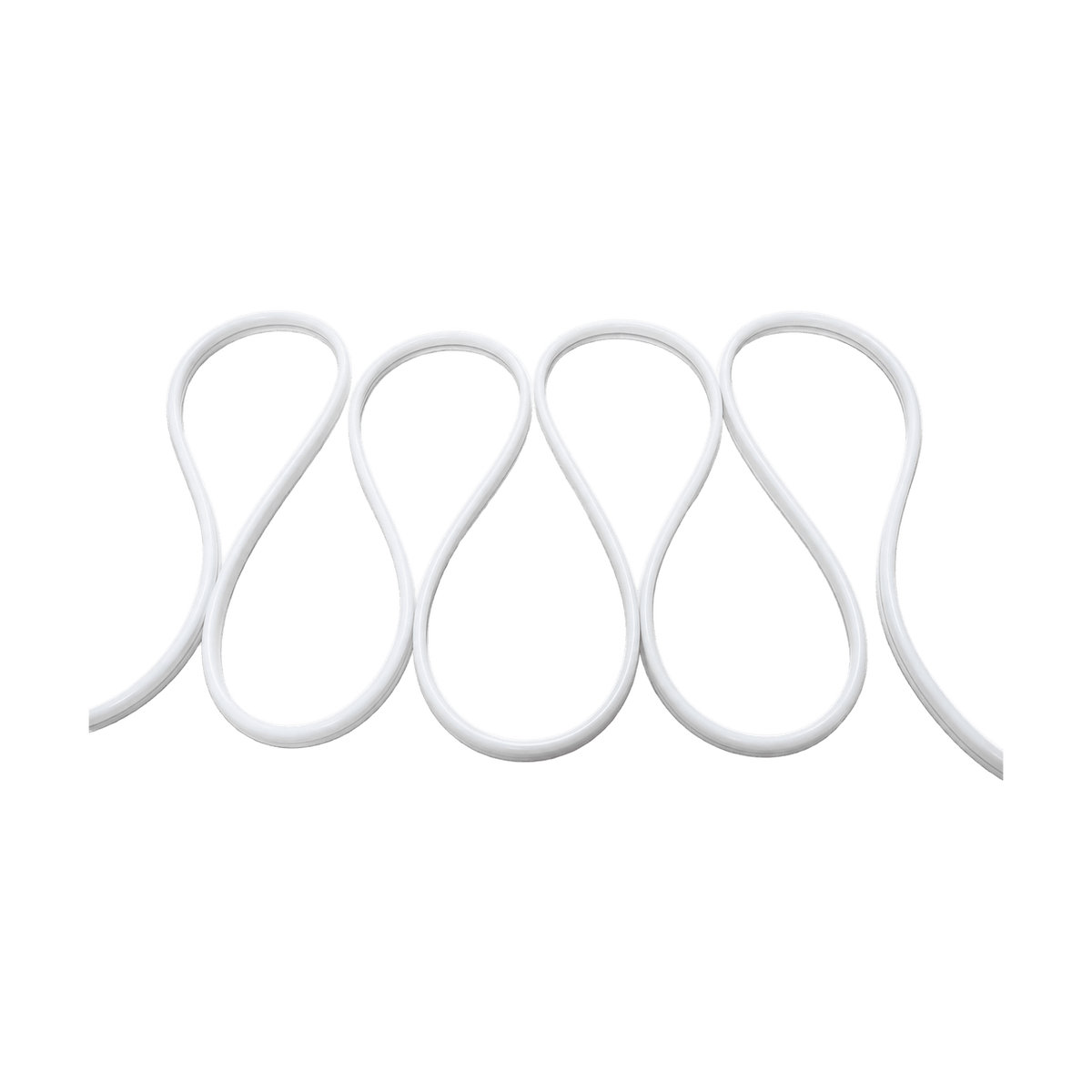 Dryft Side Bend Neon Rope Light – 4000K (Per Metre) - transparent background