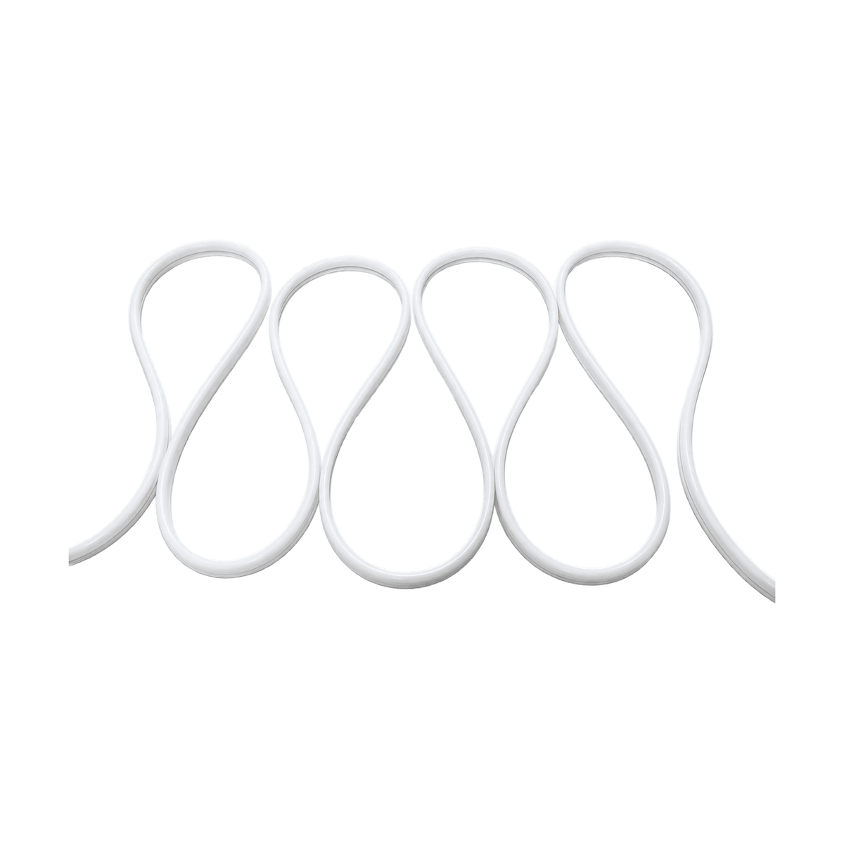 Dryft Side Bend Neon Rope Light – 4000K (Per Metre) - white background