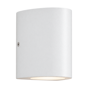 Marta 160 1L Outdoor Wall Light - Coastal White 3000K - white background