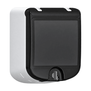 Stealth Waterproof Socket Outlet Box – Smokey Black Flap on transparent background