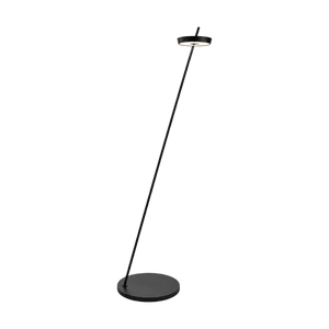 Torus Rechargeable LED Floor Lamp - Black on transparent background