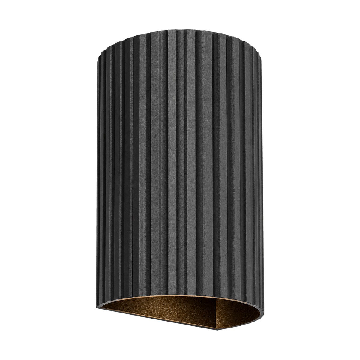 Alice Up & Down Wall Light - Black GU10 on transparent background