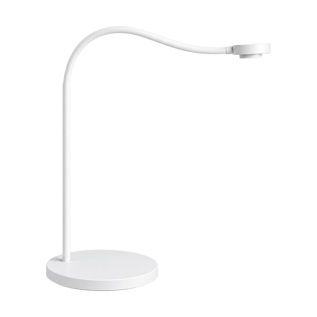 Camera LED Desk Lamp with Wireless Charging on transparent background