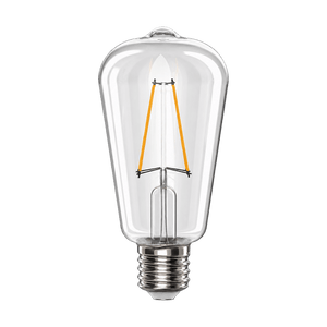 6W E27 LED Bulb - 4000K Cool White on transparent background