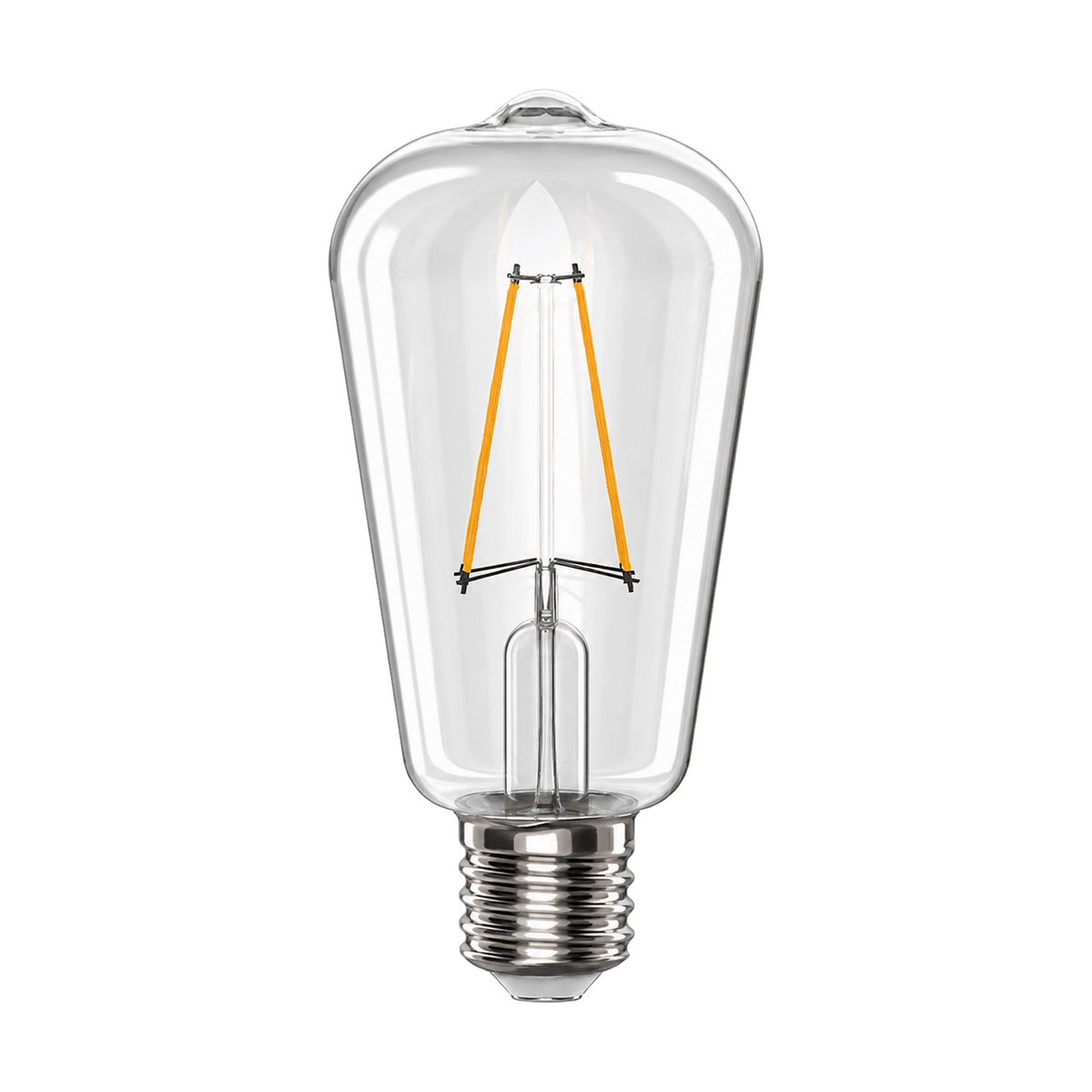 6W E27 LED Bulb - 4000K Cool White on white background