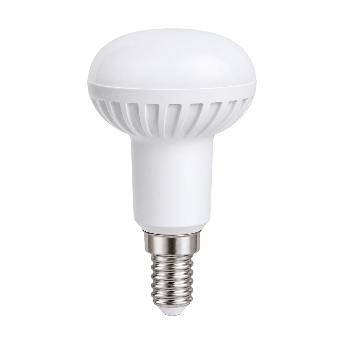 4.5W Warm White LED E14 SES Bulb on transparent background