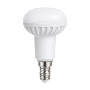 4.5W Warm White LED E14 SES Bulb on transparent background