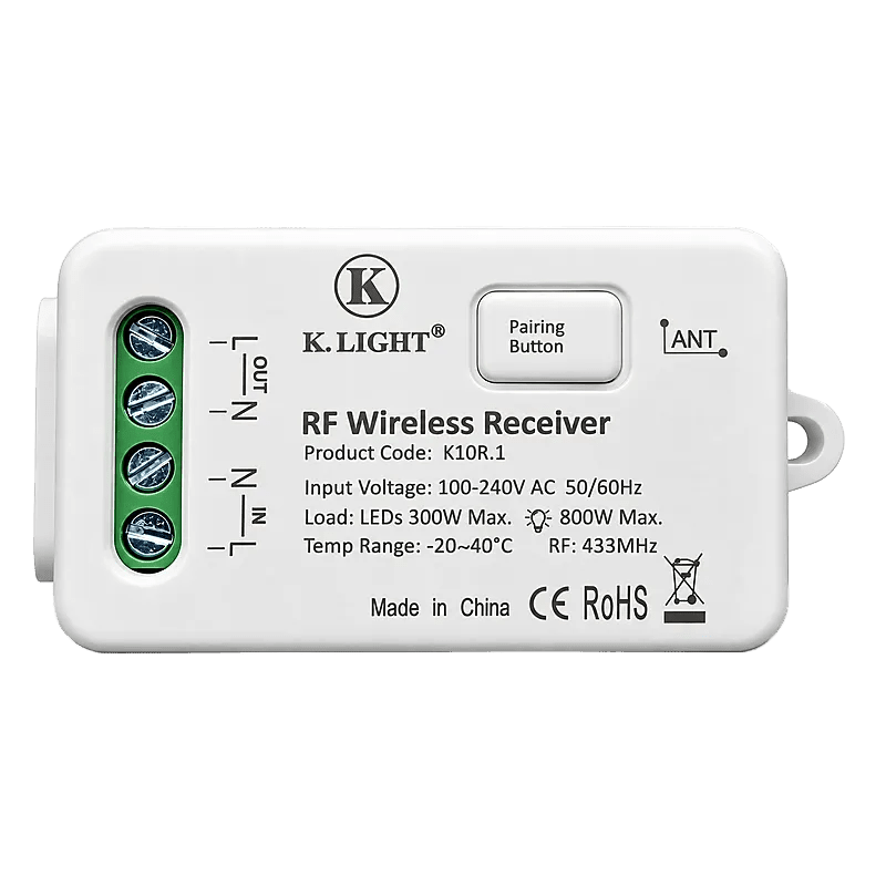 1 Channel Kinetic Switch Receiver — transparent background